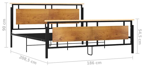 Rám postele kov 180 x 200 cm 324874