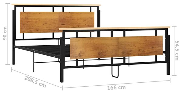 Rám postele kov 160 x 200 cm 324873