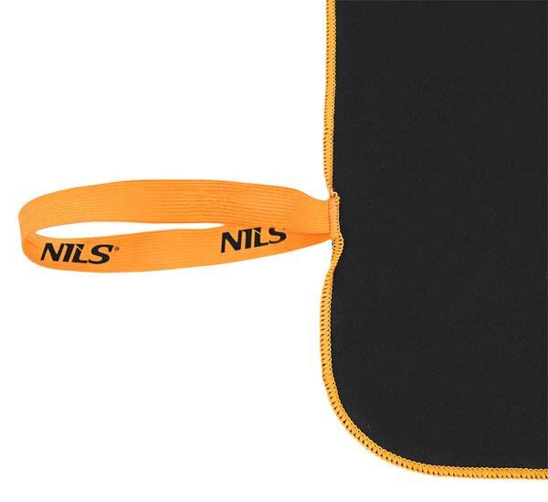 NCR12 ČERNÁ/ORANŽOVÁ RUČNÍK Z MIKROVLÁKNA NILS