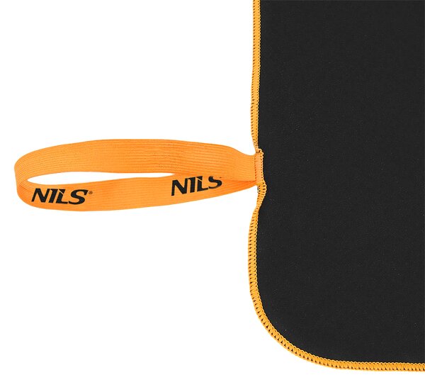 NCR12 ČERNÁ/ORANŽOVÁ RUČNÍK Z MIKROVLÁKNA NILS