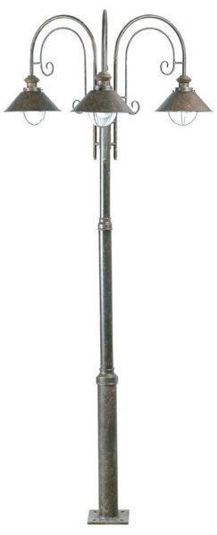 FARO NÁUTICA sloupková lampa, rezavá, 3L