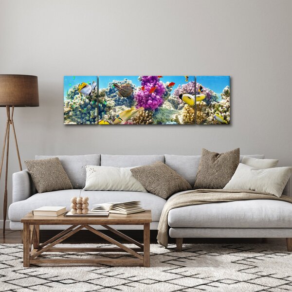 Obraz - Mořský svět (170x50 cm)