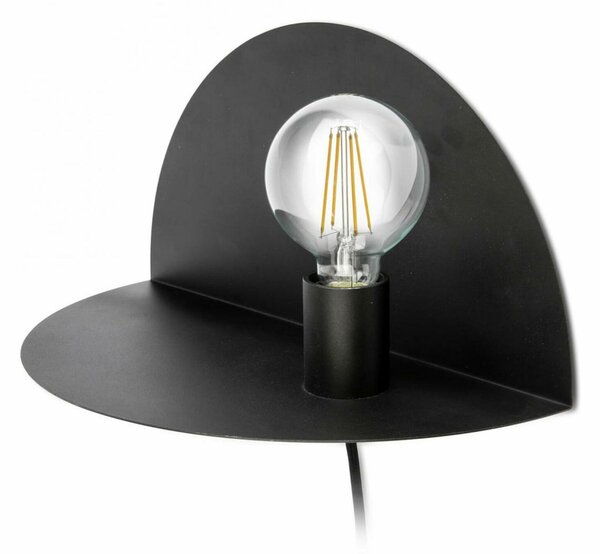 FARO NIT Right nástěnná lampa, černá