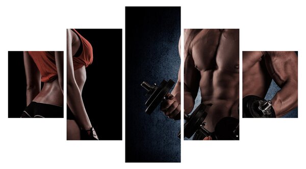 Obraz - Fitness (125x70 cm)