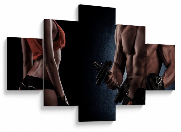 Obraz - Fitness (125x70 cm)