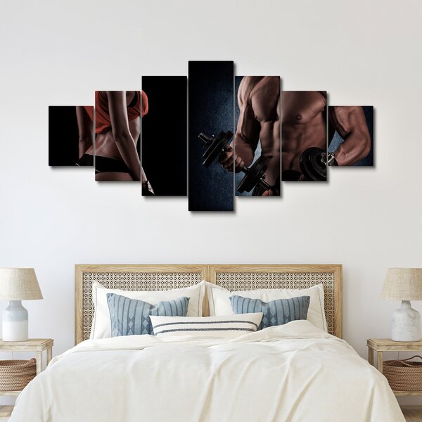 Obraz - Fitness (210x100 cm)