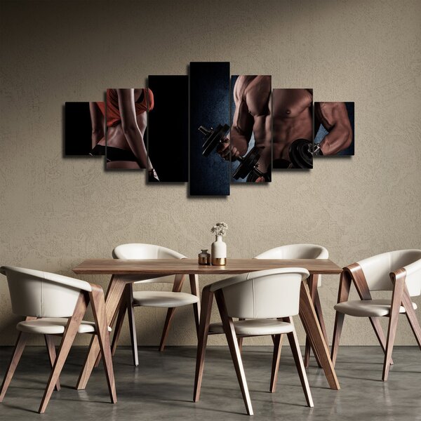 Obraz - Fitness (210x100 cm)