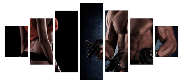Obraz - Fitness (210x100 cm)