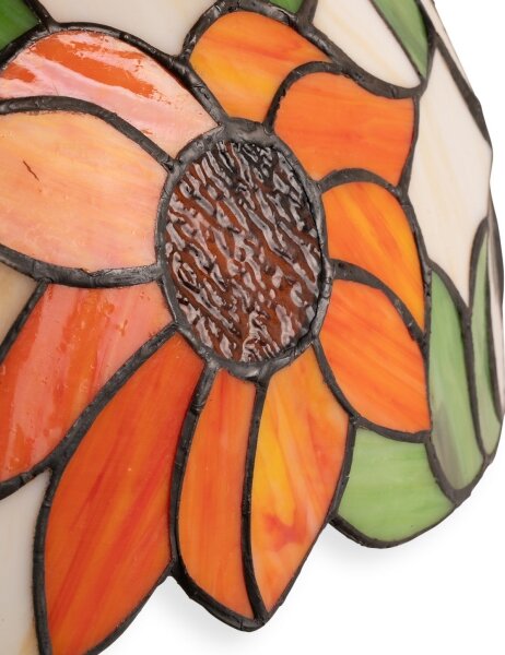 Brilagi - Tiffany vitrážová stolní lampa SUNFLOWER 1xE27/60W/230V