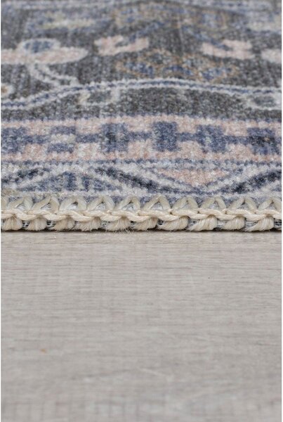 Zelený pratelný běhoun s příměsí recyklovaných vláken 60x230 cm Windsor – Flair Rugs