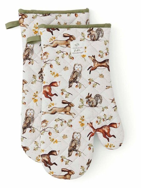 Bavlněné kuchyňské rukavice v sadě 2 ks Forest Fable – Cooksmart ®