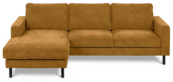 ROHOVÁ SEDAČKA, textil, hořčicově žlutá Livetastic - Sedací soupravy, Online Only