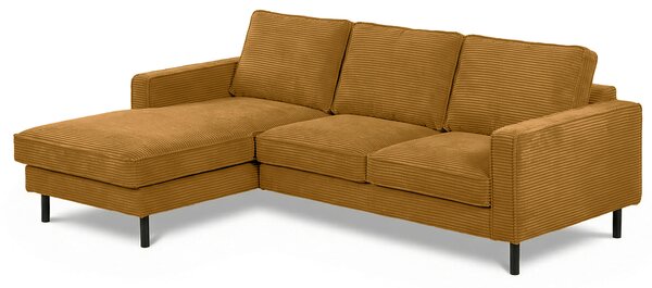 ROHOVÁ SEDAČKA, textil, hořčicově žlutá Livetastic - Sedací soupravy, Online Only