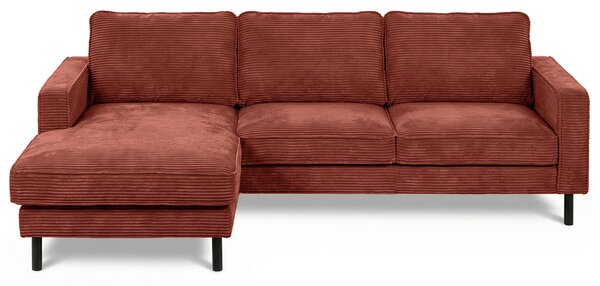 ROHOVÁ SEDAČKA, textil, červená Livetastic - Sedací soupravy, Online Only