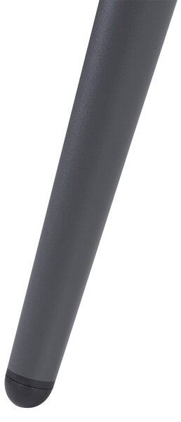 Zahradní jídelní stůl LIPARI 140 cm 80 cm Sklo Šedá