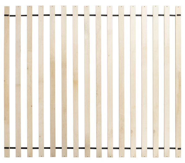 Postel Buklé LINARDS 160 x 200 cm Hnědá