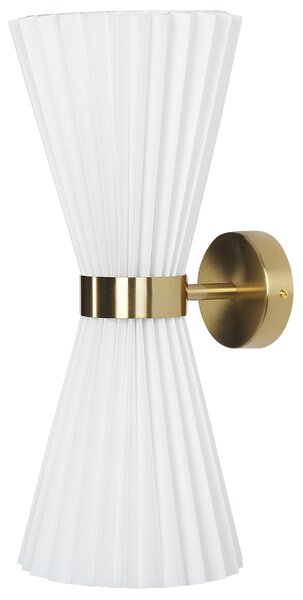 Sada 2 nástěnných lamp TELANG Bavlna Bílá
