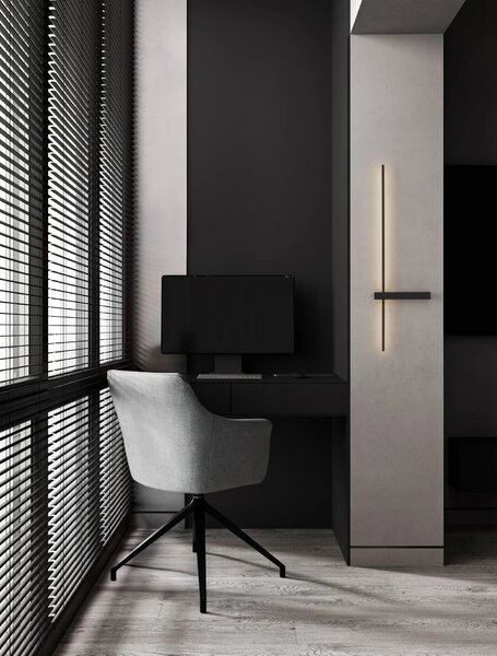 Designové nástěnné svítidlo Danessa 73 Černá