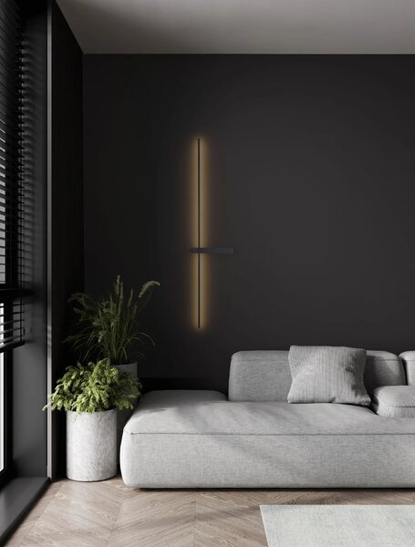 Designové nástěnné svítidlo Danessa 103 Černá