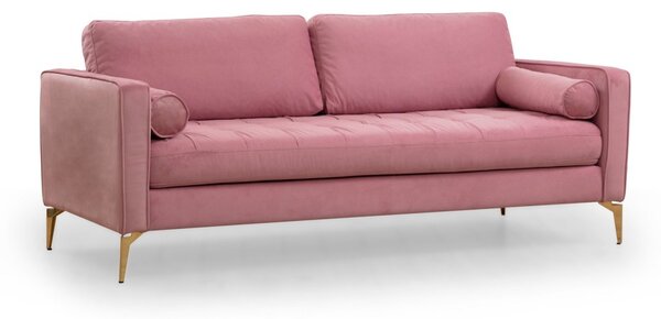 Hanah Home Třímístná pohovka Rome 215 cm růžová
