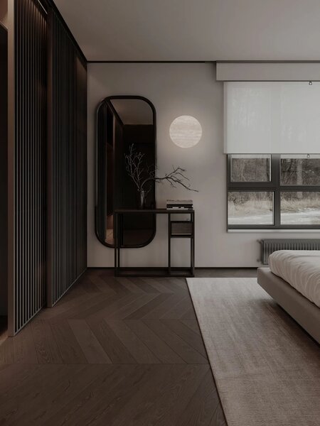 Designové nástěnné svítidlo Viano 30 Přírodní – Hnědá