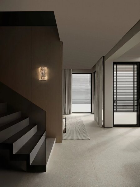 Designové nástěnné svítidlo Celysia Chromová – Šedá (9019767)