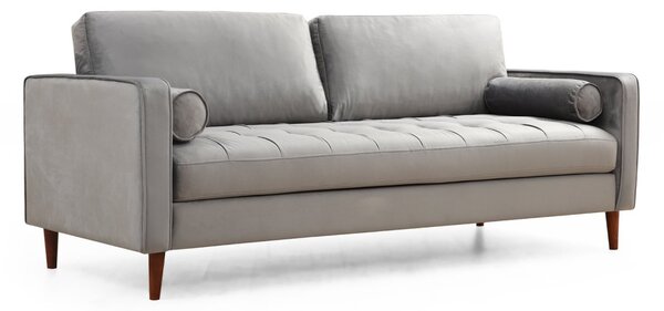 Hanah Home Třímístná pohovka Rome 215 cm světle šedá
