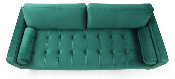 Hanah Home Třímístná pohovka Rome 215 cm zelená