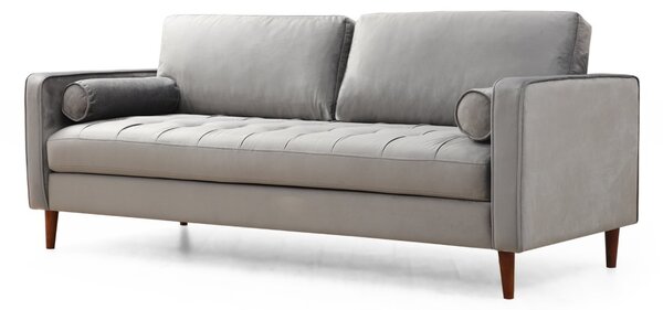 Hanah Home Třímístná pohovka Rome 215 cm světle šedá
