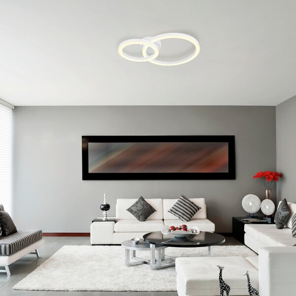 STROPNÍ LED SVÍTIDLO, 42/30/7 cm Globo - Online Only svítidla, Online Only