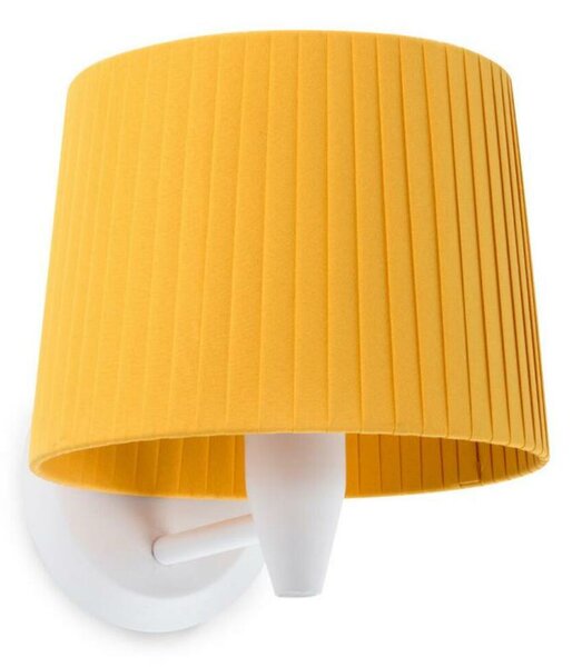 FARO SAMBA bílá/skládaná žlutá nástěnná lampa
