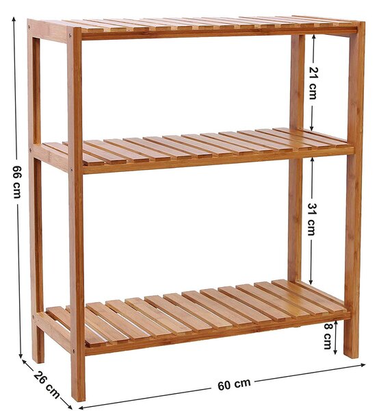 SONGMICS Praktický regál SKU Donovan hnědý