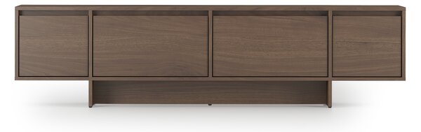 Skříňka RTV čtyřdveřová Zolia 180 cm na soklu - ořech elegant