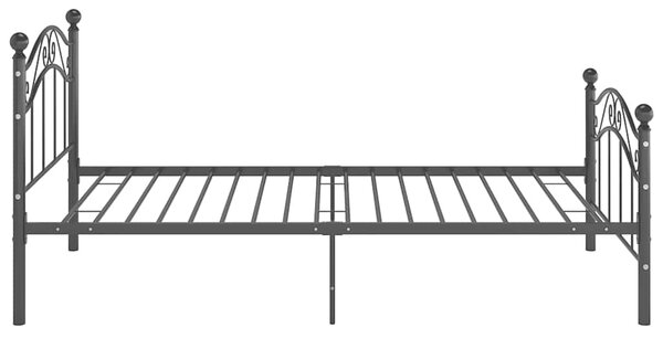 Rám postele černý kov 100 x 200 cm 324991