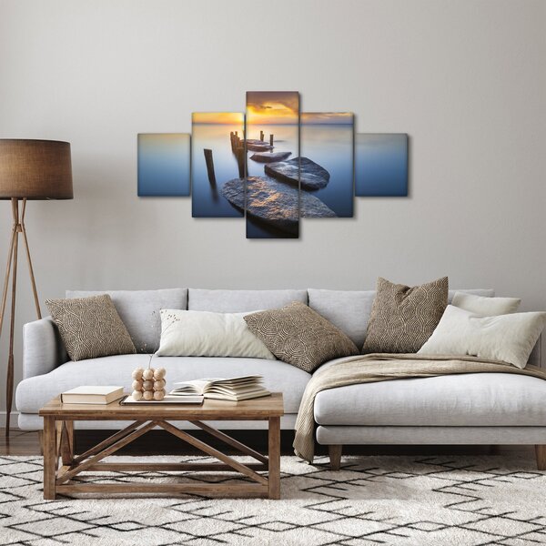 Obraz - Kamenné molo (125x70 cm)