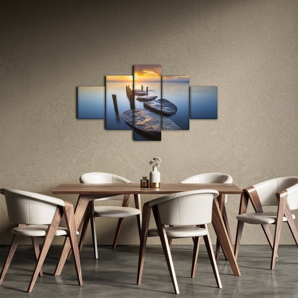 Obraz - Kamenné molo (125x70 cm)