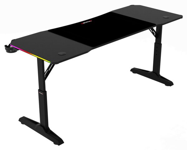 Výškově nastavitelný herní stůl LT-H1216 BK