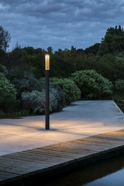 FARO SCREEN sloupková lampa, tmavě šedá, 3.1M 2700K 360st wide