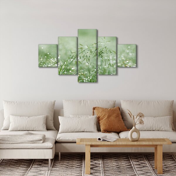 Obraz - Rosa v trávě (125x70 cm)