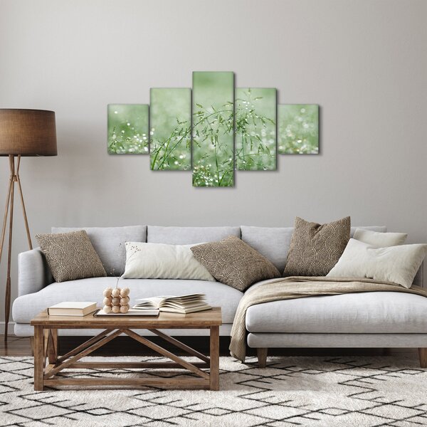 Obraz - Rosa v trávě (125x70 cm)