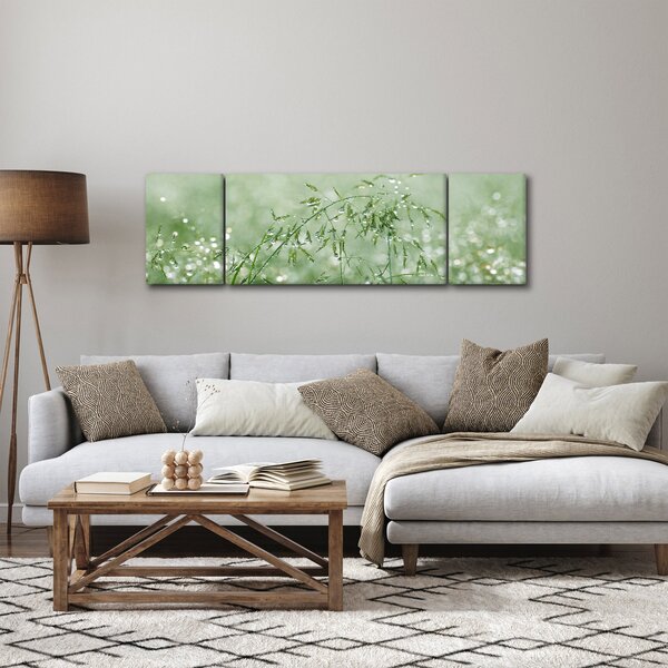 Obraz - Rosa v trávě (170x50 cm)