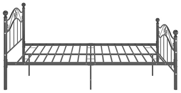 Rám postele černý kov 120 x 200 cm 324994