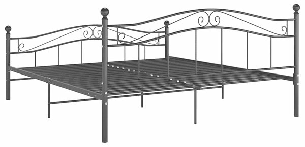 Rám postele černý kov 140 x 200 cm 324997