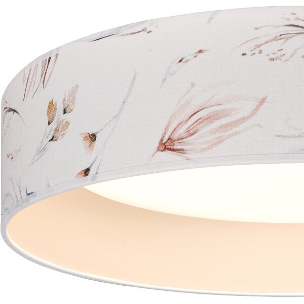 Brilagi-LED Str. svítidlo VELVET SIMPLE LED/24W/230V 3000K pr. 45 cm bílá/květ