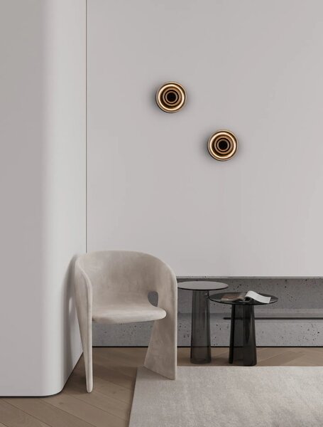 Designové nástěnné svítidlo Doris Černá