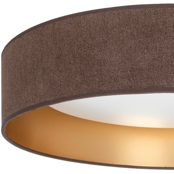 Brilagi-LED Str. svítidlo VELVET SIMPLE LED/24W/230V 3000K pr. 45 cm hnědá/zlatá