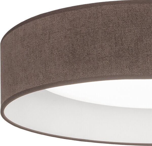 Brilagi - LED Stropní svítidlo VELVET SIMPLE LED/24W/230V 4000K pr. 45 cm hnědá