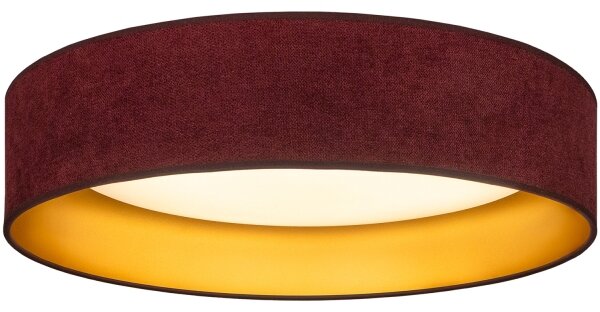 Brilagi-LED Str. svítidlo VELVET SIMPLE LED/24W/230V 3000K pr. 45 cm vín./zlatá