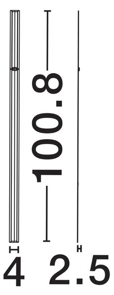 Moderní nástěnné svítidlo Invento 100 Bílá C