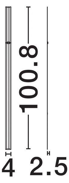 Moderní nástěnné svítidlo Invento 100 Černá C